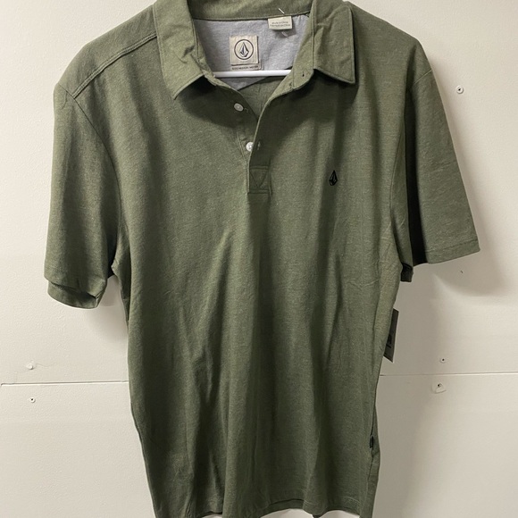 Volcom Other - Volcom Mens Polo Shirt Olive Green M New